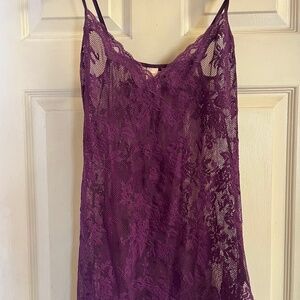 Victorias secret purple lace nighty